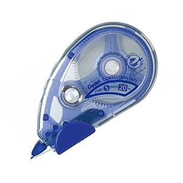 (まとめ) ぺんてる 修正テープ 20m 本体 5mm幅 XZT505W 1個 【×10セット】