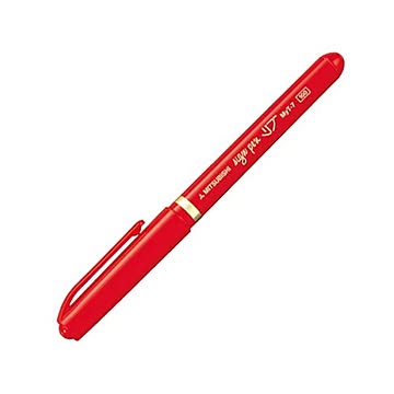 (まとめ) 三菱鉛筆 水性サインペン リブ細字 0.7mm 赤 MYT7.15 1本 【×60セット】