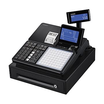 カシオ 電子レジスター ブラックSR-C550-4SBK 1台