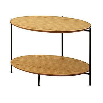 リビングテーブル 完成品 LT-344-N 幅616x奥行407x高さ400mm 桜屋工業