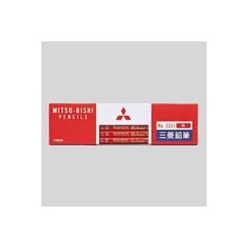 （まとめ） 三菱鉛筆 鉛筆 K2351 朱 12本入 【×3セット】