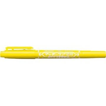 （まとめ） ゼブラ マッキーケア極細 つめ替えタイプ 黄 極細0.5mm・細字1.0〜1.3mm 【×30セット】