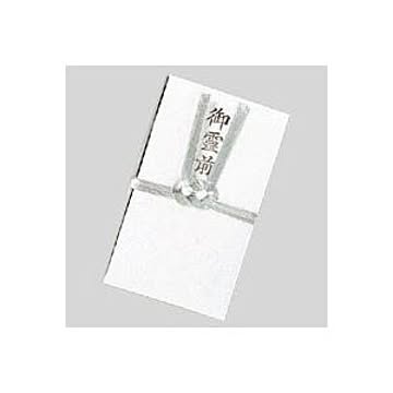 （まとめ） 菅公工業 告別式用金封（御霊前） キ015 1枚入 【×10セット】
