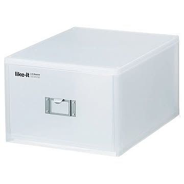 日本製 ホワイト DVD収納ケース 収納枚数約21枚 幅26×奥行35cm