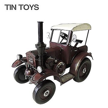 在庫少要確認 ブリキのおもちゃ tractor トラクター ディスプレイ 玩具 置物 インスタ映え オブジェ インテリア小物 レトロ アンティーク 車 東洋石創 