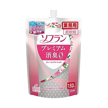 （まとめ）ライオン ソフラン プレミアム消臭フローラルアロマの香り 業務用 1.92L 1個【×5セット】