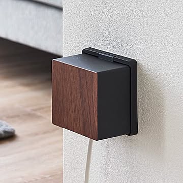 山崎実業 コンセントガード 2連6コ用 スマート smart ウッディ WOODY