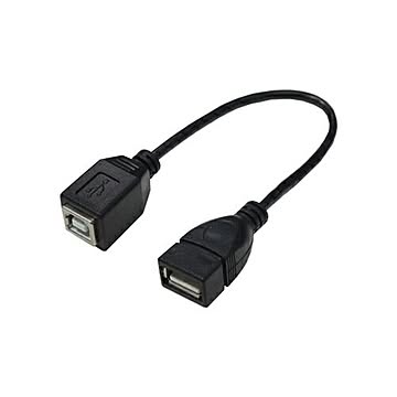 変換名人 USBケーブル20 A(メス) to B(メス) USBAB/BB20