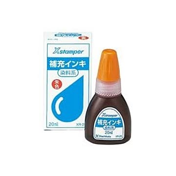 (業務用100セット) シヤチハタ Xスタンパー用補充インキ 【染料系/20mL】 XR-2N 朱