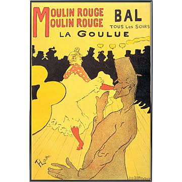 【Bauhaus Japan】Toulouse-Lautrec "Moulin-Rouge - La Goulue"/アートポスター/モダンポスター/バウハウスポスター