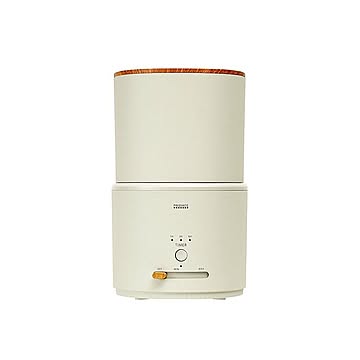 PRISMATE PR-HF064 超音波式加湿器 1.5L 上部給水 ダブル抗菌 SIAA 対策乾燥 ライトベージュ