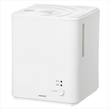 山善 スチーム式加湿器 タンク2.5L KS-GA252 WT