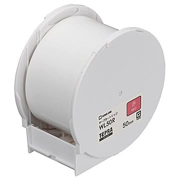 テプラ Grandテープカートリッジ 50mm幅 赤ラベル