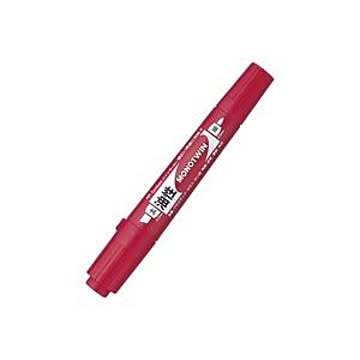 （まとめ）トンボ鉛筆 油性マーカーモノツイン OD-TME25 赤【×20セット】