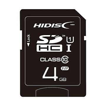 HIDISC SDHCカード 4GB CLASS10 UHS-1対応 超高速転送 Read70 HDSDH4GCL10UIJP3 管理No. 4984279232330