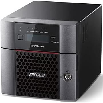 バッファロー TeraStation TS5210DFシリーズ 10GbE標準搭載 2ドライブSSD搭載NAS512GB TS5210DF00502