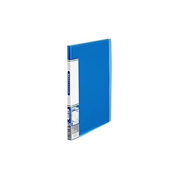（まとめ）プラス 透明ポケットF FC-920TP 20P ブルー【×100セット】