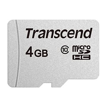 【3個セット】トランセンド 4GB マイクロSDHCカード TS4GUSD300S-3p