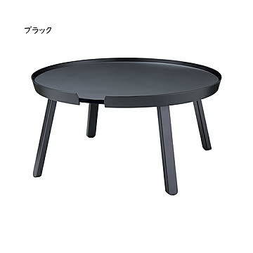 リビングテーブル 組立式 LT-84-L 幅810x奥行810x高さ400mm 桜屋工業