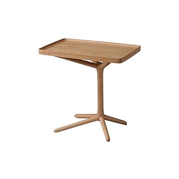 2WAY サイドテーブル ナチュラル 幅54cm 木製