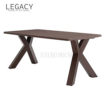 シギヤマ家具工業 LEGACY テーブル 幅1650 DBR 集成材 ウレタン塗装