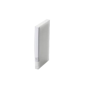 (まとめ)エレコム Blu-ray/DVD/CD用ディスクファイル 12枚収納 CCD-FB24CR×5セット