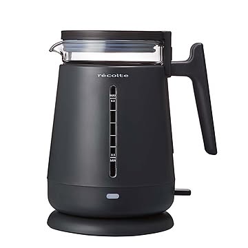 Double Wall Glass Kettle ダブルウォールガラスケトル RDG-1 電気ケトル 電気ポット 2層構造 熱くなりにくい