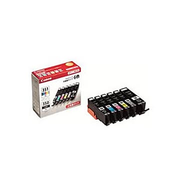 純正品 Canon キャノン インクカートリッジ/トナーカートリッジ BCI-351XL+350XL/6MP 6色入り