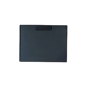 （まとめ） オープン クリップボード 再生ABS樹脂製 B4判ヨコ型・15"×11"用 CB-101-BK 黒 1枚入 【×3セット】