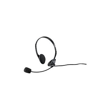 （まとめ）ナカバヤシ 両耳用ヘッドセット・MHM‐S24BK【×10セット】