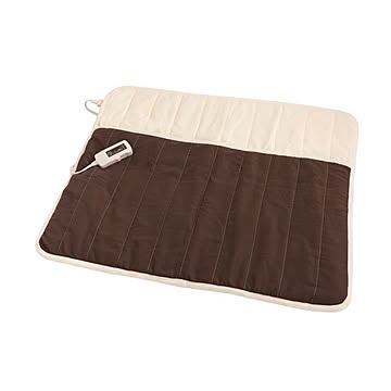 【電磁波カット】 足入れ電熱マット/季節家電 【タイマー付き】 幅100×奥行90×高さ2cm ダークブラウン