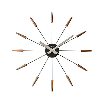 掛け時計 Radiant clock corn BR  掛け時計 おしゃれ 北欧 時計 壁掛け時計 NEXTIME NXT-J015 NXT-J016 Radi