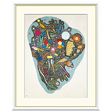 額絵 規則的な堆積 ワシリー・カンディンスキー 42x34cm 三幸