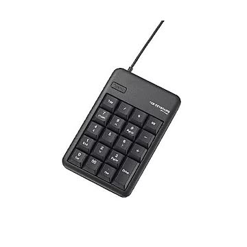 (まとめ)エレコム USBテンキーボード TK-TCM011BK×3セット