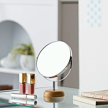 両面ミラー Acoustic アコウスティック 組立式 AC-6S 幅16x奥行8x高さ21.5cm 岩附