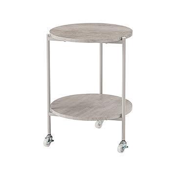 サイドテーブル キャスター 丸 ベッド ナイトテーブル テーブル ベッドテーブル ラウンドテーブル おしゃれ PT-206