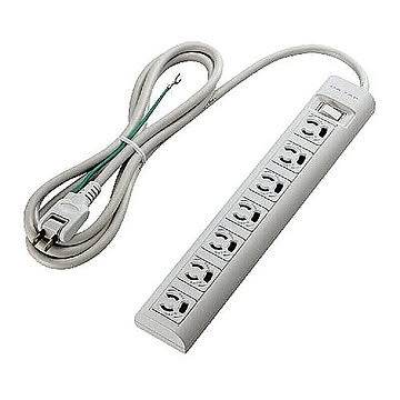 エレコム 抜け止めマグネット雷タップ T-Y3A-3720WH 管理No. 4953103456686