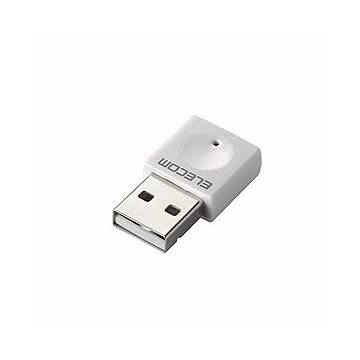 （まとめ）エレコム 300Mbps USB無線小型LANアダプタ WDC-300SU2SWH×2セット