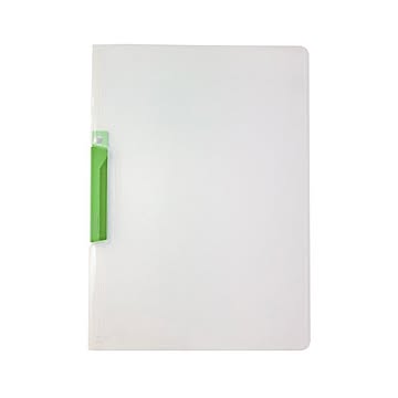 （まとめ） クリップインファイル A4判タテ型 SSS-105-33 ライトグリーン 1冊入 【×20セット】
