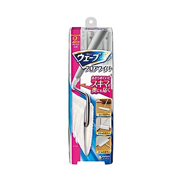 （まとめ）ユニ・チャーム ウェーブ フロアワイパー本体 1本【×5セット】