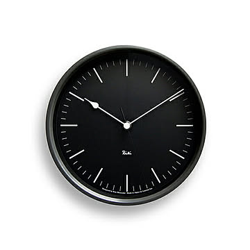 リキスチールクロック 電波 棒 メトロポリタンギャラリー Lemnos