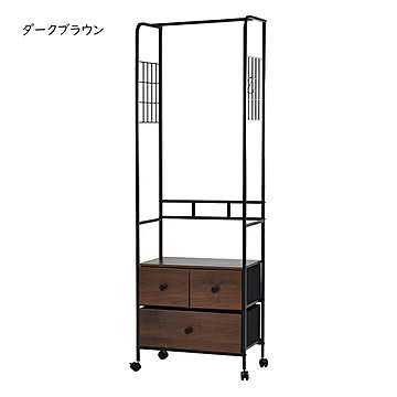 ハンガーラック 組立式 RVLS0385 幅560x奥行300x高さ1740mm B.Bファニシング