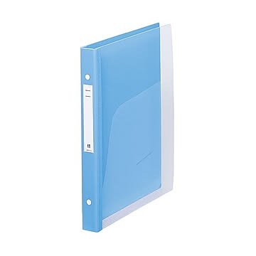 まとめリヒトラブメディカルサポートブック・クリヤー A4タテ 2穴 180枚収容 ブルー HB666-1 1冊 ×3セット