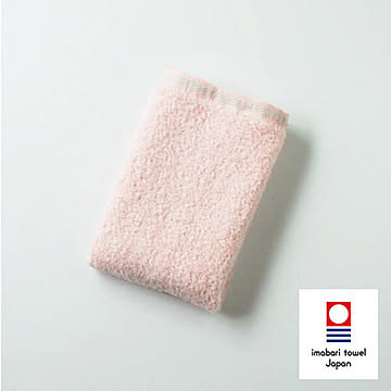 楠橋紋織 DOUBLE STAR presso ウォッシュタオル 33cm×35cm ピンク 1-62008-51-P