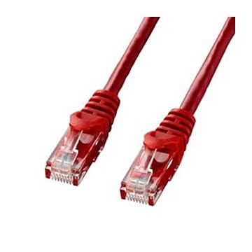 (まとめ)サンワサプライ カテゴリ6UTPLANケーブル LA-Y6-05R【×5セット】
