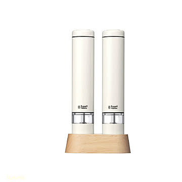 ラッセルホブス 電動ミル ルト＆ペッパー ミニ 2本セット 7933JP スタンド付き