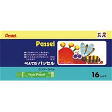 （まとめ）ぺんてる パッセル GHPA116D 16色ホック×5セット