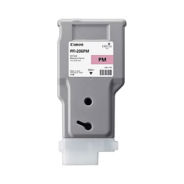 （まとめ） キヤノン Canon インクタンク PFI-206 顔料フォトマゼンタ 300ml 5308B001 1個 ×3セット