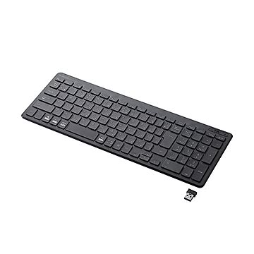 まとめエレコム 無線薄型コンパクトキーボードブラック TK-FDP099TBK 1台×3セット