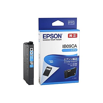 エプソン ビジネスインクジェット用 インクカートリッジ(シアン)/標準インク/約300ページ対応 IB09CA